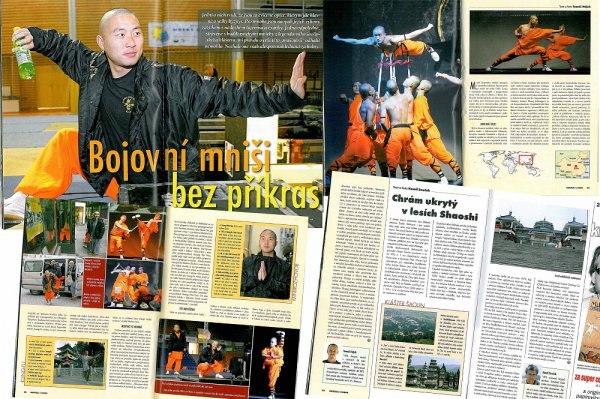 Press pro akci Shaolin v časopise KOKTEJL 